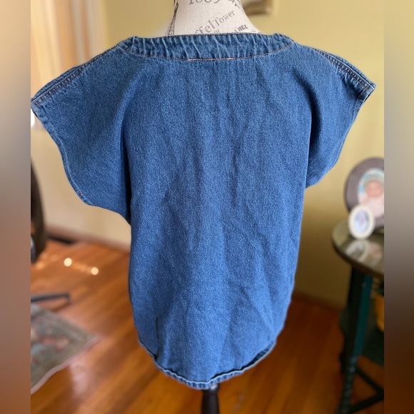 Vintage Jean and Studded/Shell Design Shirt - Picture 3 of 4